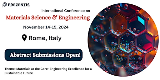 Imagen principal de International Conference on Materials Science and Engineering