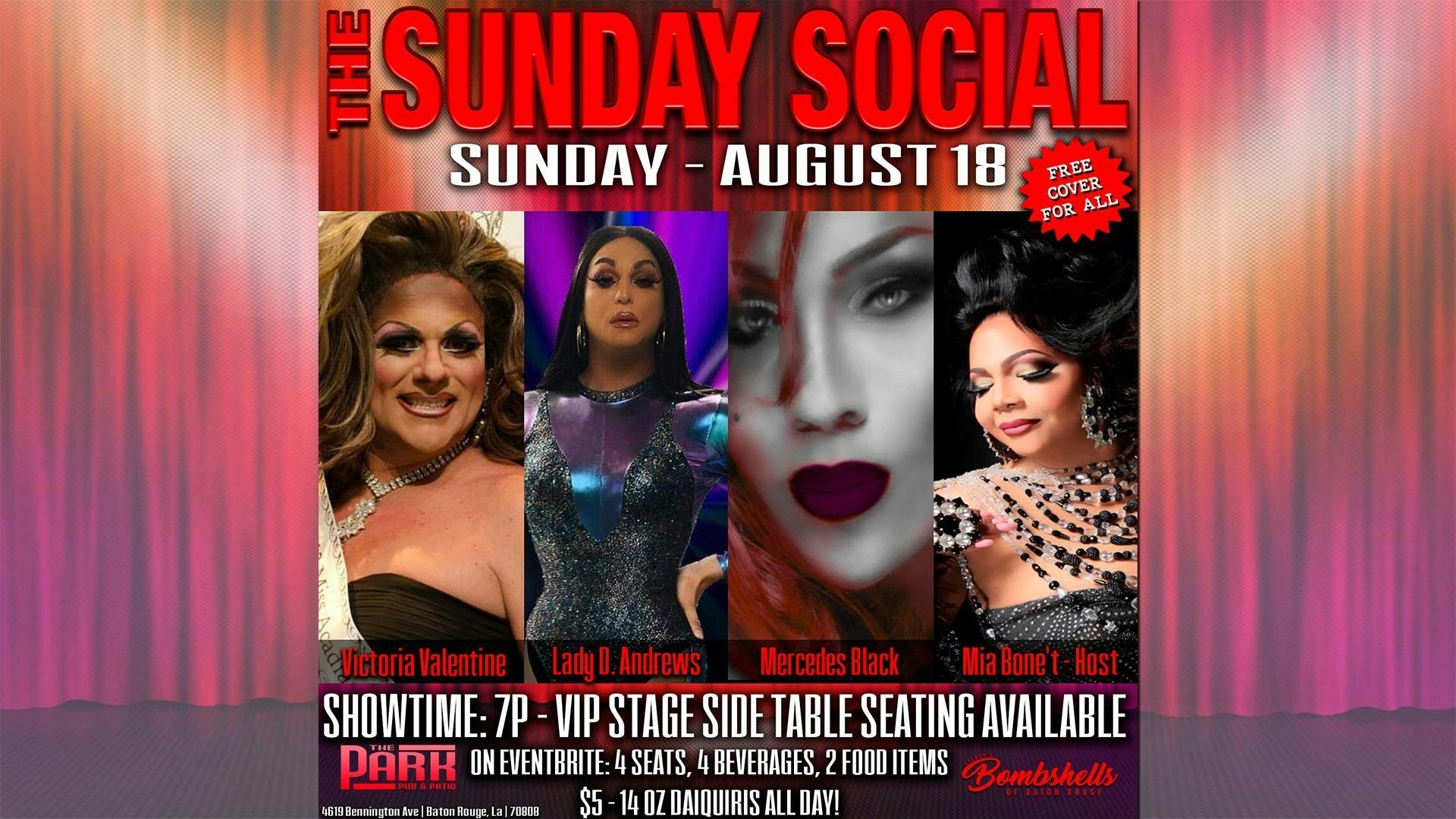 August 18 Sunday Social Show with Mia