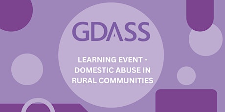 Learning Event - Domestic Abuse in Rural Communities