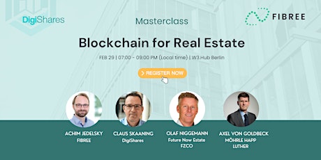 Imagen principal de Tokenization Masterclass: Blockchain on Real Estate