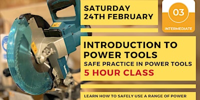 Imagen principal de Introduction to Power Tools - and how to use them safely