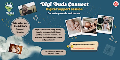 Digi Dads Connect - Digital Support Session for Male Parents and Carers primary image