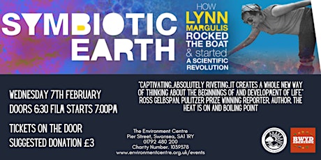 FILM NIGHT: Symbiotic Earth (tickets on the door, by donation) primary image