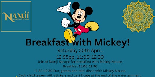 Imagem principal do evento Breakfast with Mickey Mouse!