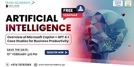 Free AI Workshop on Microsoft Copilot & GPT-4 for Business Productivity!  primärbild