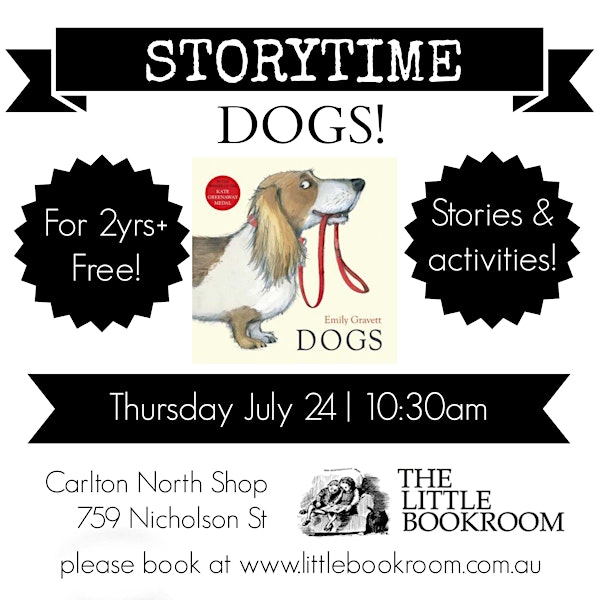 Special storytime - DOGS!