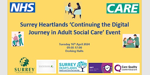 Image principale de Surrey Heartlands 'Continuing the Digital Journey in Adult Social Care'