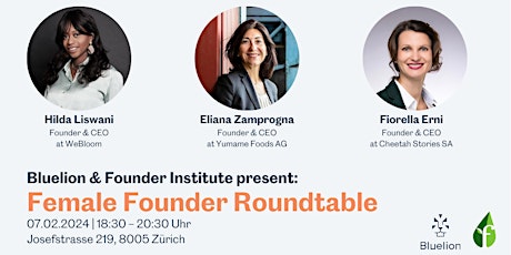 Imagen principal de Female Founder Roundtable with Founder Institute
