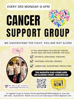 Imagem principal do evento Cancer Support Group-Every 3rd Monday @ 6pm