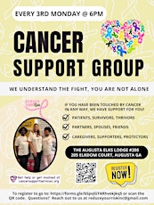 Cancer Support Group-Every 3rd Monday @ 6pm