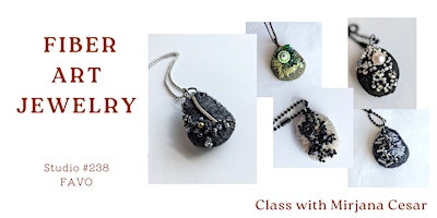 Immagine principale di Felt fiber art jewelry class 