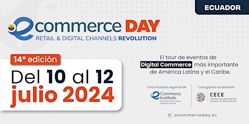 Imagem principal do evento eCommerce Day Ecuador 2024
