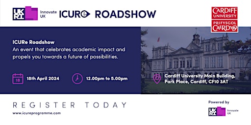 Hauptbild für ICURe Roadshow (Cardiff)