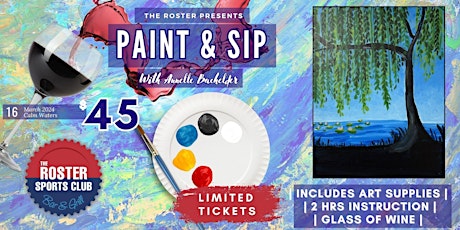 Calm Waters Paint and Sip with Artist Annelle Bachelder primary image