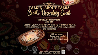 "Talkin' About Tacos" - Candle Decorating Event primary image