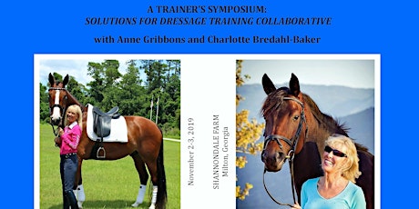 Trainer's Symposium w/ Anne Gribbons and Charlotte Bredahl-Baker primary image