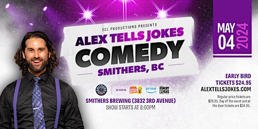 Imagem principal de ECL Productions Presents Alex Mackenzie Live! in Smithers