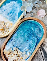 Ocean Resin on Wood Trays primary image