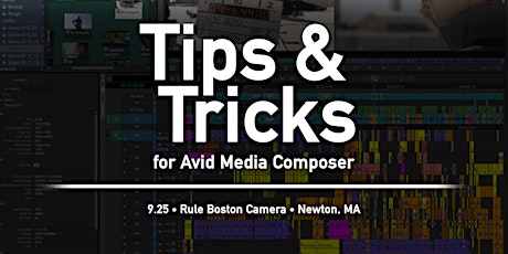 BAVUG 2019 September | Tips & Tricks for Avid Media Composer primary image
