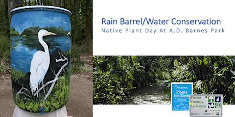 Hauptbild für Rain Barrel Water Conservation Workshop at Native Plant Day