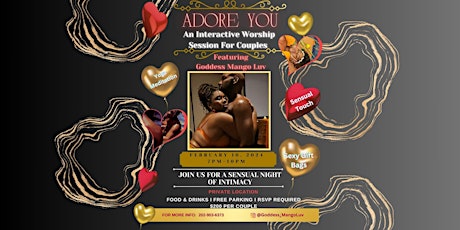 Valentine's Day Adore You: Interactive Sensual Worship Session for Couples