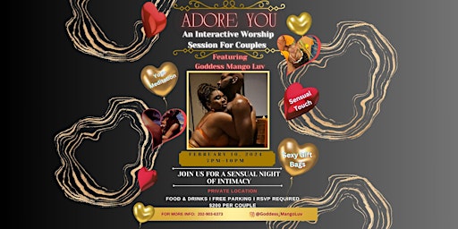 Valentine's Day Adore You: Interactive Sensual Worship Session for Couples primary image