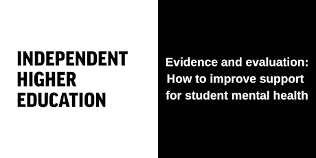 Evidence and evaluation: How to improve support for student mental health primary image