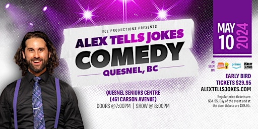 ECL Productions Presents Alex Mackenzie Live! in Quesnel primary image