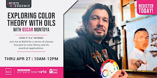 Immagine principale di Exploring Color Theory with Oils 2024- Workshop Series 