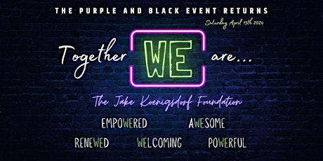 Purple and Black Dinner 4-13-2024