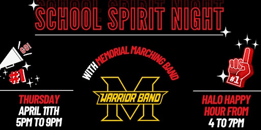 Imagem principal de School Spirit Night - Memorial Marching Band