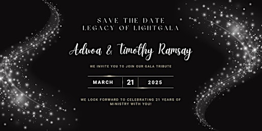 Legacy of Light: A Gala Tribute to 21 Years in Ministry primary image