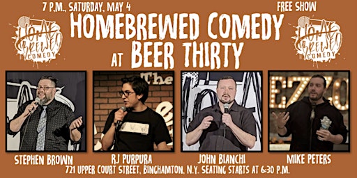 Imagem principal do evento Homebrewed Comedy at Beer Thirty
