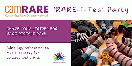 Hauptbild für Rare Disease Day Rare-i-Tea Party,  Cambridge