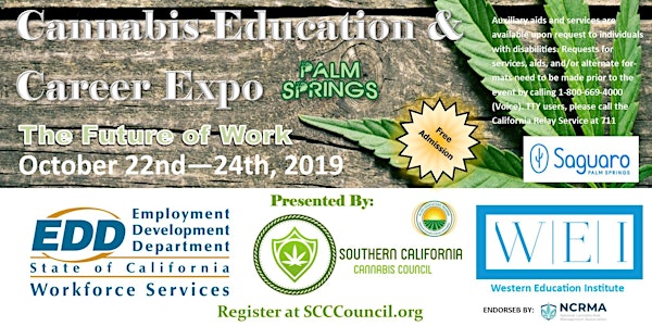 Cannabis Education & Career Expo - Palm Springs