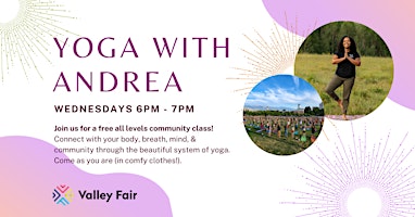 Free Yoga at Valley Fair primary image