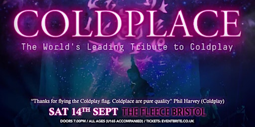 Imagem principal do evento Coldplace - A Tribute To Coldplay