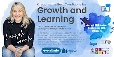 The Kinder Workshop: Creating the Best Conditions for Growth and Learning primary image