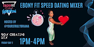 Primaire afbeelding van Ebony Fit Speed Dating Mixer ( Ebony Fit Weekend)