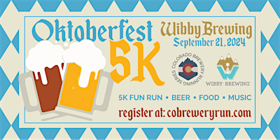 Oktoberfest 5k @ Wibby Brewing | Longmont| 2024 CO Brewery Running Series primary image