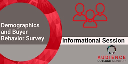 Hauptbild für AOM Informational Session - Demographics and Buyer Behavior Survey