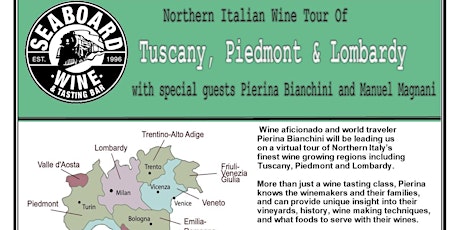 Wine Tour Of Tuscany, Piedmont & Lombardy primary image