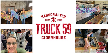 Create a Silk Scarf, SIP & DIP Workshop- TRUCK 59  primärbild