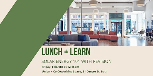 LUNCH + LEARN: Solar Energy 101 with ReVision primary image