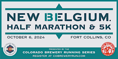 2024 New Belgium Half Marathon & 5k event logo