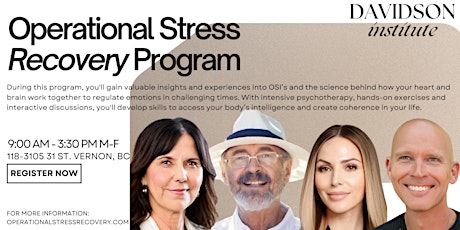 Men's 2-week Operational/Occupational Stress Recovery Program