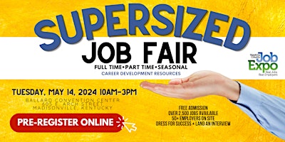 Hauptbild für Supersized Job Fair in Madisonville, KY