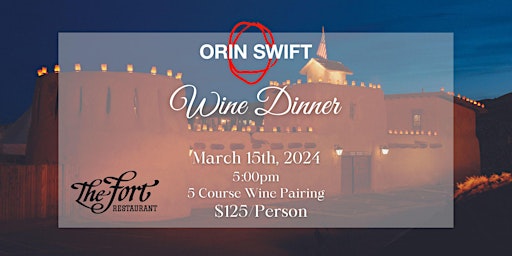 Orin Swift Wine Dinner primary image