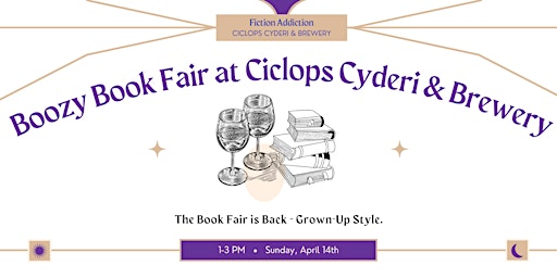 Boozy Book Fair at Ciclops Cyderi & Brewery primary image