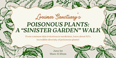 Poisonous Plants - The Sinister Garden Walk primary image